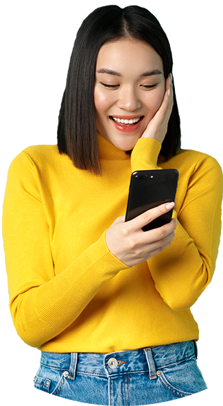 image of happy asian woman reading message on mobi fkggsj9 e1650561666821.png