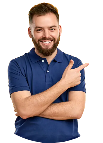 image of happy man pointing something digital marketing agency in wayanad